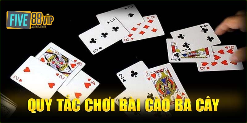 Thắng thua trong ván sẽ dựa theo tổng điểm của ba lá bài